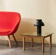 Stolik kawowy Kofi 60 cm czerwony dąb Hay
