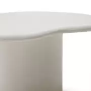 Stolik ogrodowy Macarella 83 cm biały kave home
