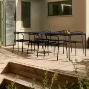 Stół ogrodowy Novo 240 cm czarny AYTM