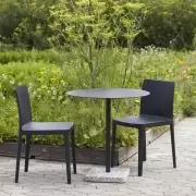 Stół ogrodowy Terrazzo 70 cm antracytowy HAY