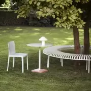 Stół ogrodowy Terrazzo 70 cm szary HAY
