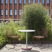 Stół ogrodowy Terrazzo 70 cm szary HAY