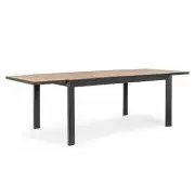 Stół rozkładany do ogrodu Belmar 160-240 cm antracytowy Bizzotto