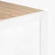 Stół rozkładany do ogrodu Belmar 160-240 cm biały Bizzotto