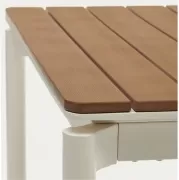 Stół rozkładany do ogrodu Canyelles 140-200 cm biały kave home