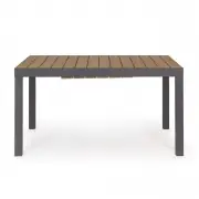 Stół rozkładany do ogrodu Elias 140-200 cm antracytowy Bizzotto
