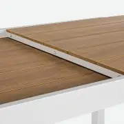Stół rozkładany do ogrodu Elias 200-300 cm biały Bizzotto