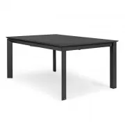 Stół rozkładany do ogrodu Konnor 110-160 cm antracytowy Bizzotto