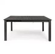 Stół rozkładany do ogrodu Konnor 110-160 cm antracytowy Bizzotto