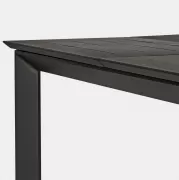 Stół rozkładany do ogrodu Konnor 110-160 cm antracytowy Bizzotto