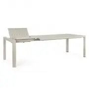 Stół rozkładany do ogrodu Kiplin 180-240 cm beżowy Bizzotto