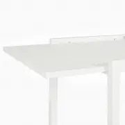 Stół rozkładany do ogrodu Pelagius 135-270 cm biały Bizzotto