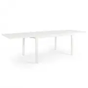 Stół rozkładany do ogrodu Pelagius 135-270 cm biały Bizzotto