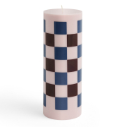 Świeca Column L różowo-bordowo-niebieska HAY