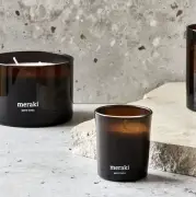 Świeca zapachowa Warm Tonka 2 szt. Meraki