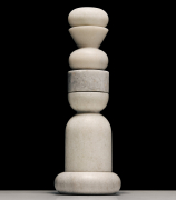 Świecznik Stone biały Tom Dixon