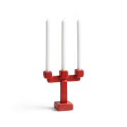 Świecznik Chunk czerwony &k Amsterdam