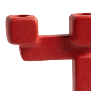 Świecznik Chunk czerwony &k Amsterdam