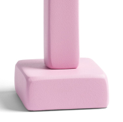 Świecznik Chunk różowy &k Amsterdam