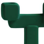 Świecznik Chunk zielony &k Amsterdam