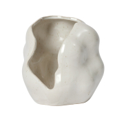 Świecznik Hekla 16 cm kremowy Broste Copenhagen