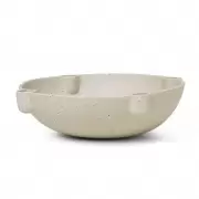Świecznik Bowl ceramiczny piaskowy Ferm Living