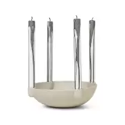 Świecznik Bowl ceramiczny piaskowy Ferm Living