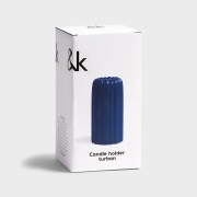 Świecznik Turban niebieski &k Amsterdam