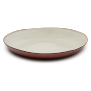 Talerz do serwowania Terres de Reves czerwono-beżowy Serax