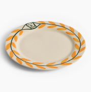 Talerz La Pittura 24 cm Golden Leaf HAY