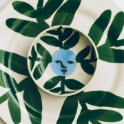 Talerz La Pittura 28 cm Moon face vine HAY