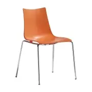 KRZESŁO ZEBRA TECHNOPOLYMER 4 LEGS SCAB DESIGN