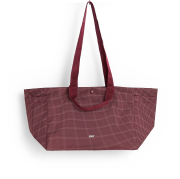 Torba na zakupy Grid Weekend Bag burgundowa HAY