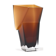 Wazon Dunk 33 cm brązowy Serax