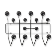 Wieszak ścienny Hang it all Black, black ash Vitra