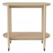 Wózek barowy Coupe 80 cm dąb bielony Bolia