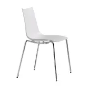 KRZESŁO ZEBRA TECHNOPOLYMER 4 LEGS SCAB DESIGN