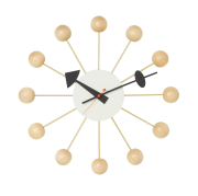 Zegar ścienny Ball Clock naturalny buk Vitra