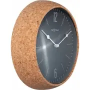 ZEGAR ŚCIENNY CORK SZARY NEXTIME