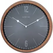 ZEGAR ŚCIENNY CORK SZARY NEXTIME