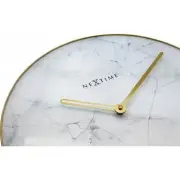 ZEGAR ŚCIENNY MARBLE BIAŁY NEXTIME