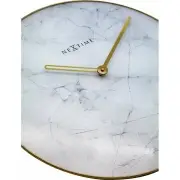 ZEGAR ŚCIENNY MARBLE BIAŁY NEXTIME