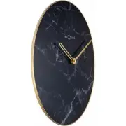 ZEGAR ŚCIENNY MARBLE CZARNY NEXTIME