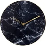 ZEGAR ŚCIENNY MARBLE CZARNY NEXTIME