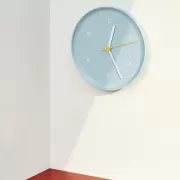 Zegar ścienny Wall Clock niebieski HAY