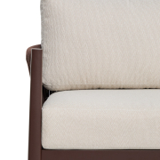 Zestaw ogrodowy Aleria brązowy kave home