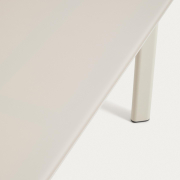 Zestaw ogrodowy Erice stół 230 cm + 6 krzeseł beżowy Kave Home