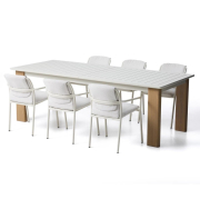 Zestaw ogrodowy Livorno stół + 6 krzeseł Kave Home