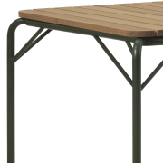 Zestaw ogrodowy Vig stół + 6 krzeseł ciemnozielony Normann Copenhagen