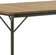 Zestaw ogrodowy Vig stół + 6 krzeseł ciemnozielony Normann Copenhagen